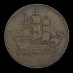 Canada, unknown, 1/2 penny <br /> 1835