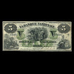 Canada, La Banque Nationale (National Bank), 5 dollars <br /> January 2, 1873