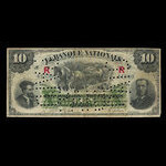 Canada, La Banque Nationale (National Bank), 10 dollars <br /> January 2, 1891