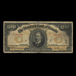 Canada, Standard Bank of Canada, 100 dollars <br /> January 2, 1914