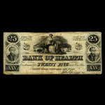 Canada, Bank of Health, no denomination <br /> 1866