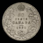 Canada, George V, 50 cents <br /> 1931