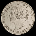 Canada, Victoria, 10 cents <br /> 1872