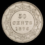 Canada, Victoria, 50 cents <br /> 1876
