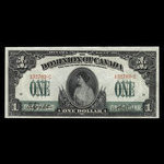 Canada, Dominion of Canada, 1 dollar <br /> March 17, 1917
