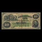 Canada, Royal Canadian Bank, 10 dollars <br /> July 1, 1872