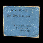 Canada, Louis Payette, 2 sand barrels <br /> 1925