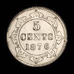 Canada, Victoria, 5 cents <br /> 1876