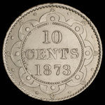 Canada, Victoria, 10 cents <br /> 1873