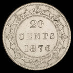 Canada, Victoria, 20 cents <br /> 1876