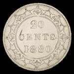 Canada, Victoria, 20 cents <br /> 1880
