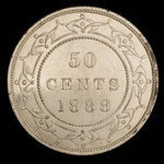 Canada, Victoria, 50 cents <br /> 1888
