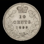 Canada, Victoria, 10 cents <br /> 1899