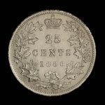Canada, Victoria, 25 cents <br /> 1886