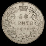 Canada, Victoria, 50 cents <br /> 1888