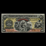 Canada, Canadian Bank of Commerce, 10 dollars <br /> January 2, 1906