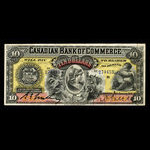 Canada, Canadian Bank of Commerce, 10 dollars <br /> January 8, 1907