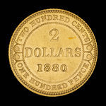 Canada, Victoria, 2 dollars <br /> 1880
