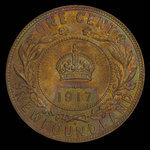 Canada, George V, 1 cent <br /> 1917