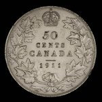 Canada, George V, 50 cents <br /> 1911