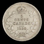 Canada, George V, 5 cents <br /> 1920