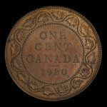 Canada, George V, 1 cent <br /> 1920