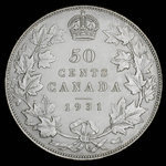 Canada, George V, 50 cents <br /> 1931
