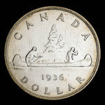 Canada, George V, 1 dollar <br /> 1936