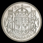 Canada, George VI, 50 cents <br /> 1941