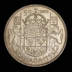 Canada, Elizabeth II, 50 cents <br /> 1953
