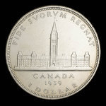 Canada, George VI, 1 dollar <br /> 1939