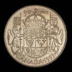 Canada, Elizabeth II, 50 cents <br /> 1953