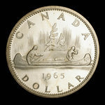 Canada, Elizabeth II, 1 dollar <br /> 1965