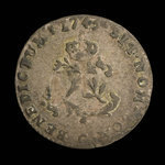 France, Louis XV, 2 sous : 1745