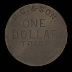 Canada, R.C. & Son, 1 dollar <br /> 1914