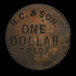 Canada, R.C. & Son, 1 dollar <br /> 1914