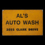 Canada, Al's Auto Wash, no denomination <br /> 1977