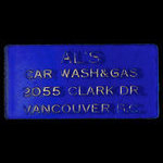 Canada, Al's Car Wash & Gas, no denomination <br /> 1972