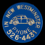 Canada, New Westminster Volkswagon Ltd., no denomination <br /> 1972