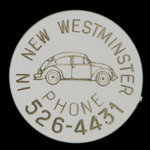 Canada, New Westminster Volkswagon Ltd., no denomination <br /> 1972