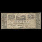 Canada, City Bank (Saint John), 2 shillings, 6 pence <br /> January 1, 1838