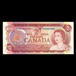 Canada, Bank of Canada, 2 dollars <br /> 1974