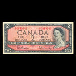 Canada, Bank of Canada, 2 dollars <br /> 1954