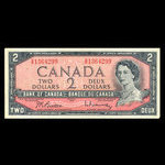 Canada, Bank of Canada, 2 dollars <br /> 1954