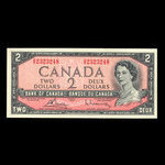 Canada, Bank of Canada, 2 dollars <br /> 1954