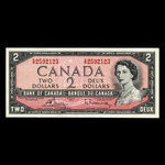 Canada, Bank of Canada, 2 dollars <br /> 1954