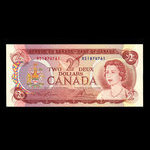 Canada, Bank of Canada, 2 dollars <br /> 1974