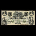 Canada, Banque du Peuple (People's Bank), 1 dollar <br /> May 2, 1870