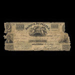 Canada, Banque du Peuple (People's Bank), 2 dollars <br /> July 11, 1835