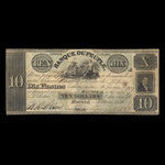 Canada, Banque du Peuple (People's Bank), 10 dollars <br /> March 2, 1836